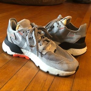 NWOT Adidas Solar Orange Nite Jogger M 7.5, W 8.5